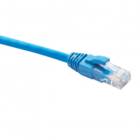 RJ45-RJ45 U/UTP Cat.5e LSZH нг(А)-HF (DR-181508), Патч-корд (коммутационный шнур), 1.5м, синий