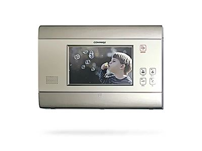 COMMAX CAV-706D (Серебро) Монитор цветного видеодомофона, NTSC, 4-х проводный, LCD 7.0&quot;, без трубки (Hands Free), тлф.тастатура, подключение к телефонной сети, охранные функции: вторжения, утечки газа, пожар