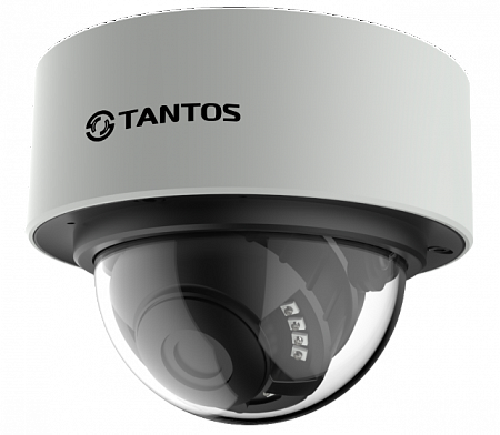 Tantos TSi-Vn225VP (2.8-12) Видеокамера IP, купольная, уличная, антивандальная