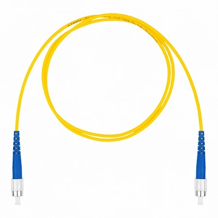 Шнур оптический коммутационный (патч-корд), FC-FC симплекс (simplex) OS2, нг(А)-HF, желтый, 7,0 м